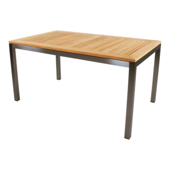 Marmaris Tafel RVS 152x90cm