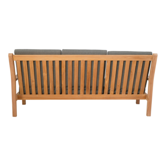 Loungebank Teak 180cm inclusief Kussens