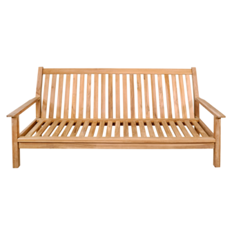 Loungebank Teak 180cm inclusief Kussens