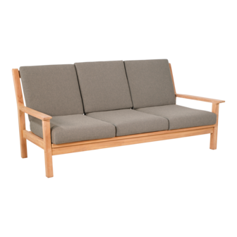 Loungebank Teak 180cm inclusief Kussens