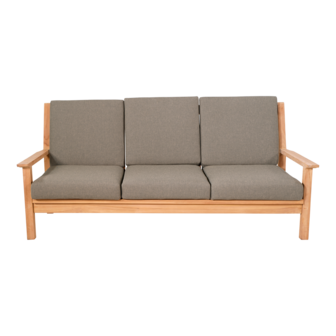 Loungebank Teak 180cm inclusief Kussens