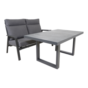 Lounge Tafel Hoog Prato 2.0 Negro 140x85cm