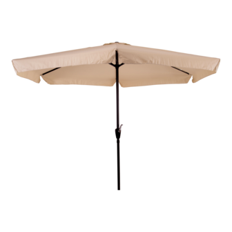 Gemini parasol met volant ecru 3 m