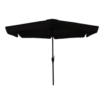 Gemini parasol met volant zwart 3 m