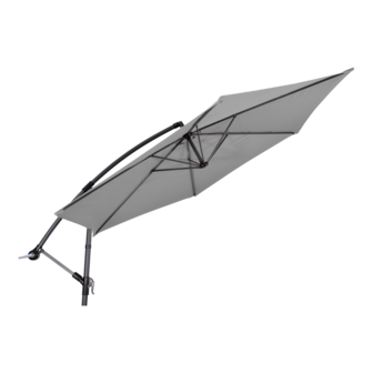 Gemini zweefparasol grijs 3 m