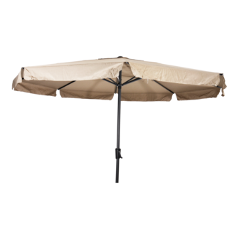 Libra parasol met volant ecru 3.5 m