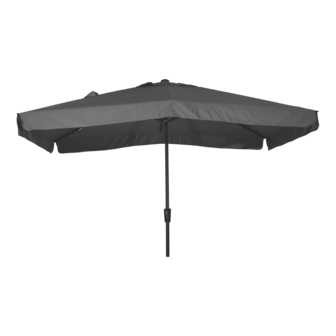 Libra parasol met volant grijs 3x2 m