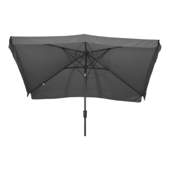 Libra parasol met volant grijs 3x2 m