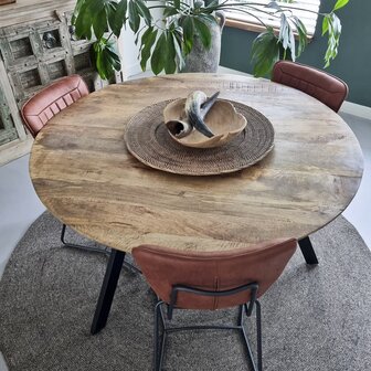 Eettafel Berlin Rond 120cm