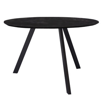 Koffie Tafel Zwart Berlin Rond 80cm 