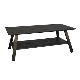 Koffie Tafel Zwart Berlin 2 lagen 120cm