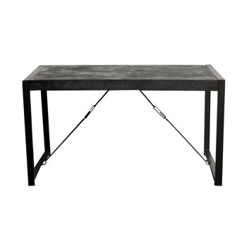 Eettafel Britt Zwart 140cm