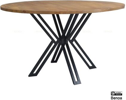 Eettafel Jayden Rond 130cm