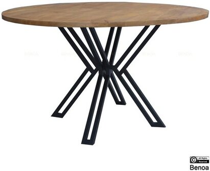 Eettafel Jayden Rond 130cm