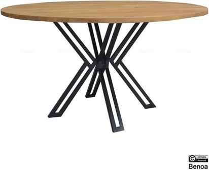 Eettafel Jayden Rond 140cm