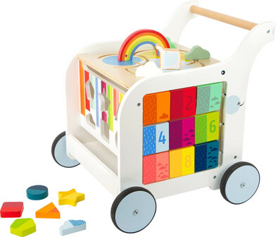 Houten Baby Olifant Loopwagen