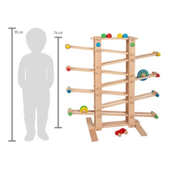 XXL knikkerbaan - 70 cm hoog! - Zelf monteren