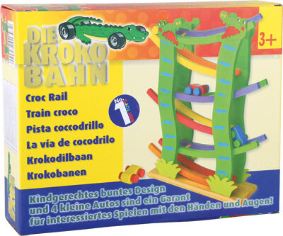 Krokodil racebaan incl. 4 auto&#039;s