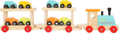 Small Foot - Houten Trein Transporter met Auto&#039;s, 11dlg