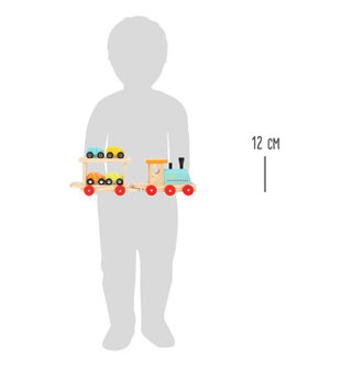 Small Foot - Houten Trein Transporter met Auto&#039;s, 11dlg