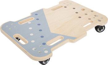 Houten Rollerbord Blauw