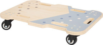 Houten Rollerbord Blauw