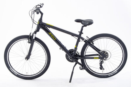 AMIGO Rider 24 Inch 36 cm Junior 21V V-Brakes Zwart