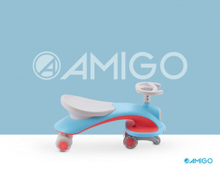 AMIGO Shuttle Trike loopauto junior blauw/rood