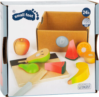 Fruitbox met snijdbaar hout fruit