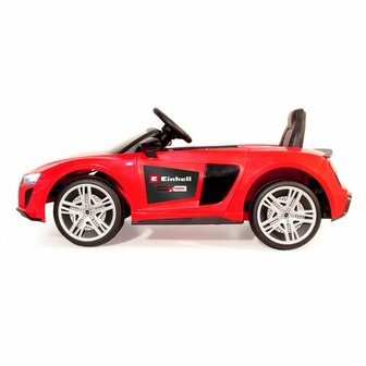 Accuvoertuig Audi R8 Spyder 18V Rood - Einhell Power X-Change incl. Starter Set