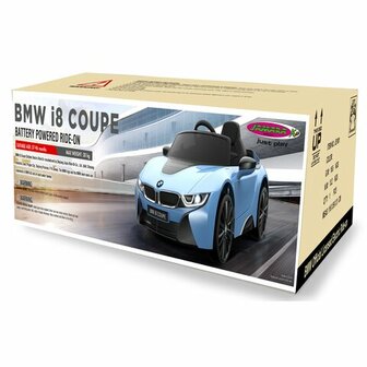 Accuvoertuig BMW I8 Coupe Zwart 12V 2,4GHz