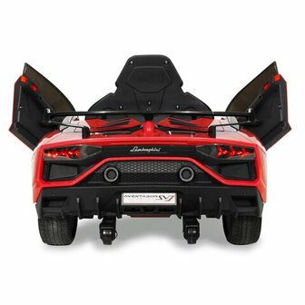 Accuvoertuig Lamborghini Aventador SVJ Rood 12V 2,4GHz