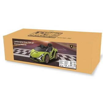 Accuvoertuig Lamborghini Si&aacute;n FKP 37 Wit 12V