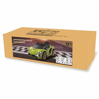 Accuvoertuig Lamborghini Si&aacute;n FKP 37 Groen 12V