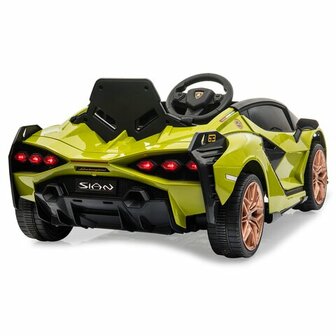 Accuvoertuig Lamborghini Si&aacute;n FKP 37 Groen 12V