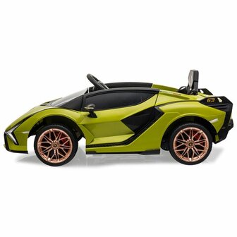 Accuvoertuig Lamborghini Si&aacute;n FKP 37 Groen 12V