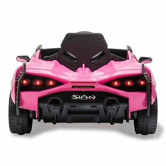 Accuvoertuig Lamborghini Si&aacute;n FKP 37 Roze 12V