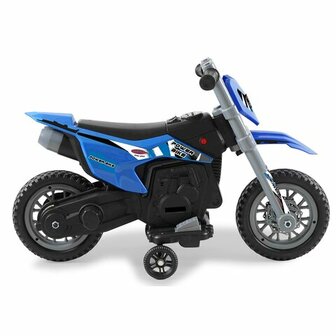 Accuvoertuig Motor Power Bike Blauw 6V