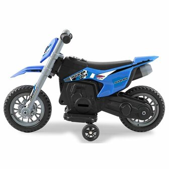 Accuvoertuig Motor Power Bike Blauw 6V