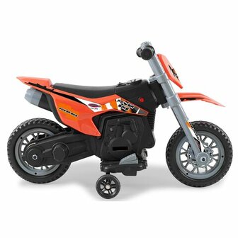 Accuvoertuig Motor Power Bike Oranje 6V