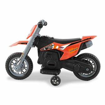 Accuvoertuig Motor Power Bike Oranje 6V