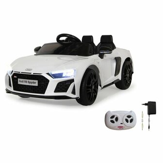 Accuvoertuig Audi R8 Spyder V10 Performance Quattro Wit