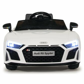 Accuvoertuig Audi R8 Spyder V10 Performance Quattro Wit