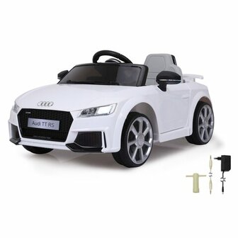 Accuvoertuig Audi TT RS Wit 12V 