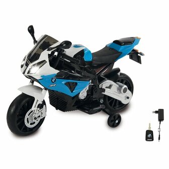 Accuvoertuig Motor BMW S1000RR Blauw 12V