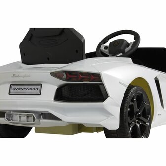 Accuvoertuig Lamborghini Aventador Wit 40MHz 6V