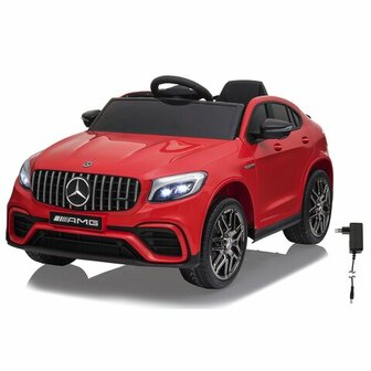 Accuvoertuig Mercedes-Benz AMG GLC 63 S Coupe Rood