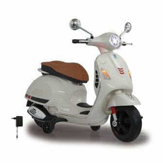 Accuvoertuig Vespa GTS 125 Wit 12V