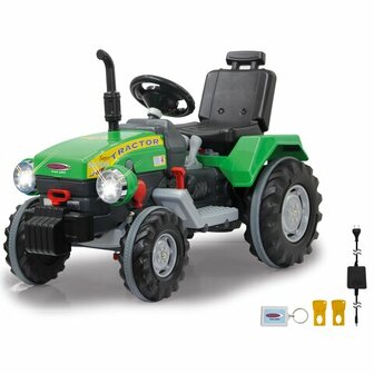 Accuvoertuig Tractor Power Drag Groen 12v