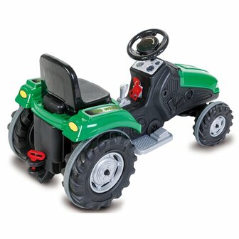 Accuvoertuig Tractor Big Wheel 12V Groen